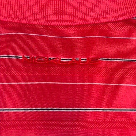 Nicklaus Golf Polo Lot of 2 Men's Shirts Striped Moisture Wicking Athletic Large - Picture 8 of 15